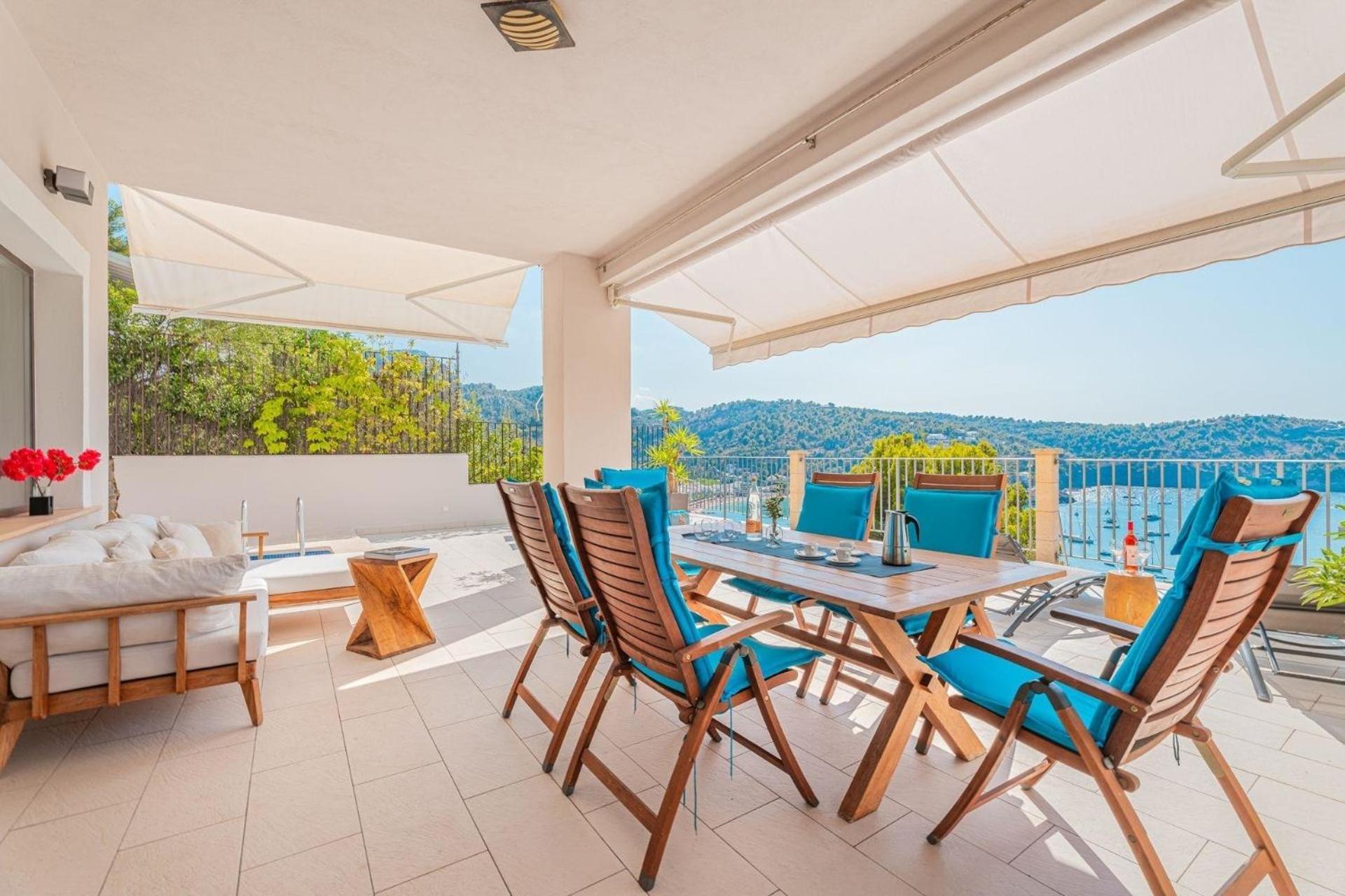 In Port De Sller Mit Privatem Pool Und Traumblick Auf Den Hafen Und Puerto de Sóller